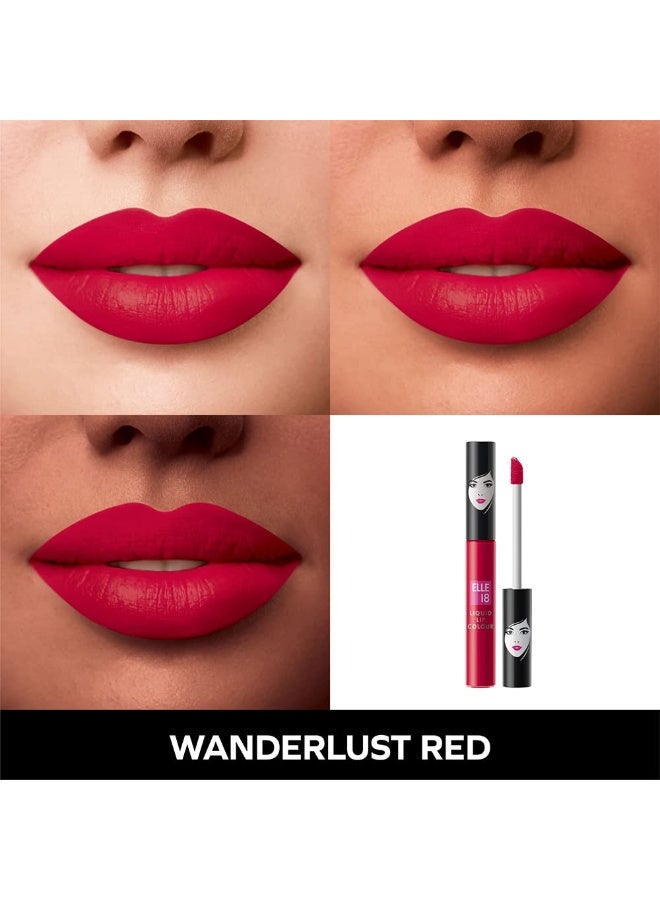 إل 18 مجموعة أحمر الشفاه السائل ELLE 18 Matte Party on the go (مجموعة من 4 أحمر شفاه سائل) - Image 3